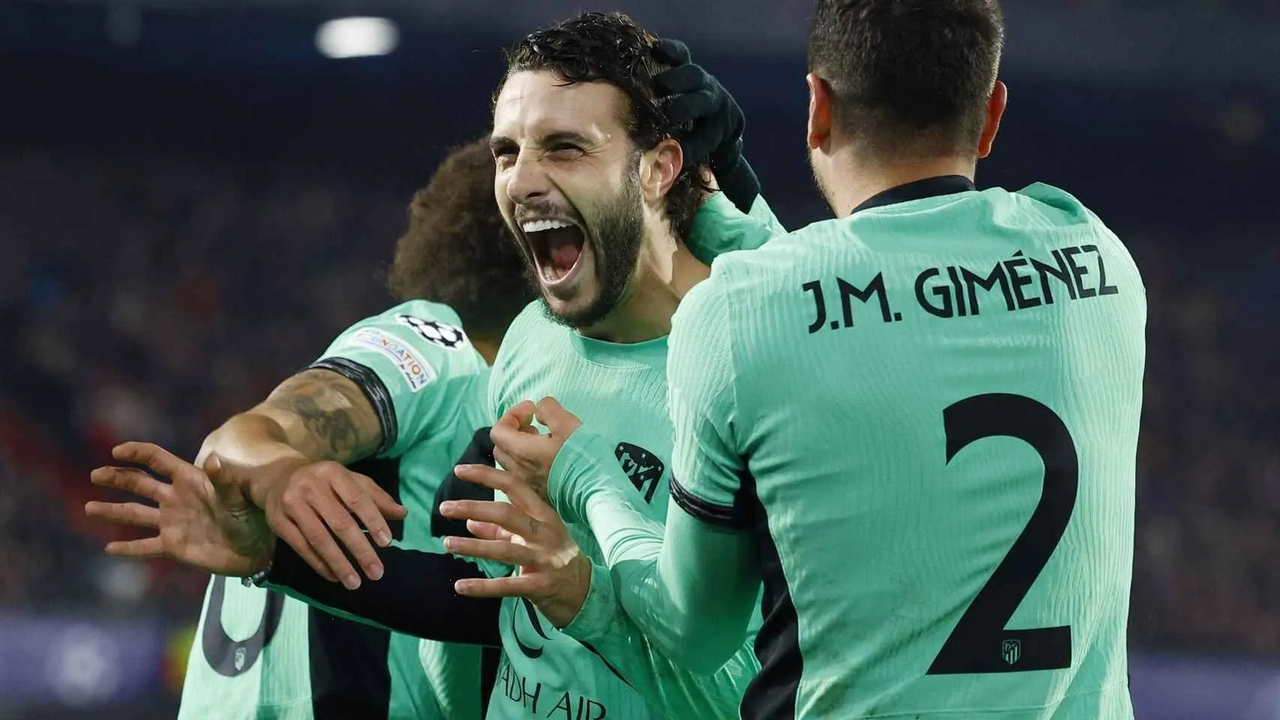 Hermoso gol del Atlético de Madrid elimina al Feyenoord de la Champions League