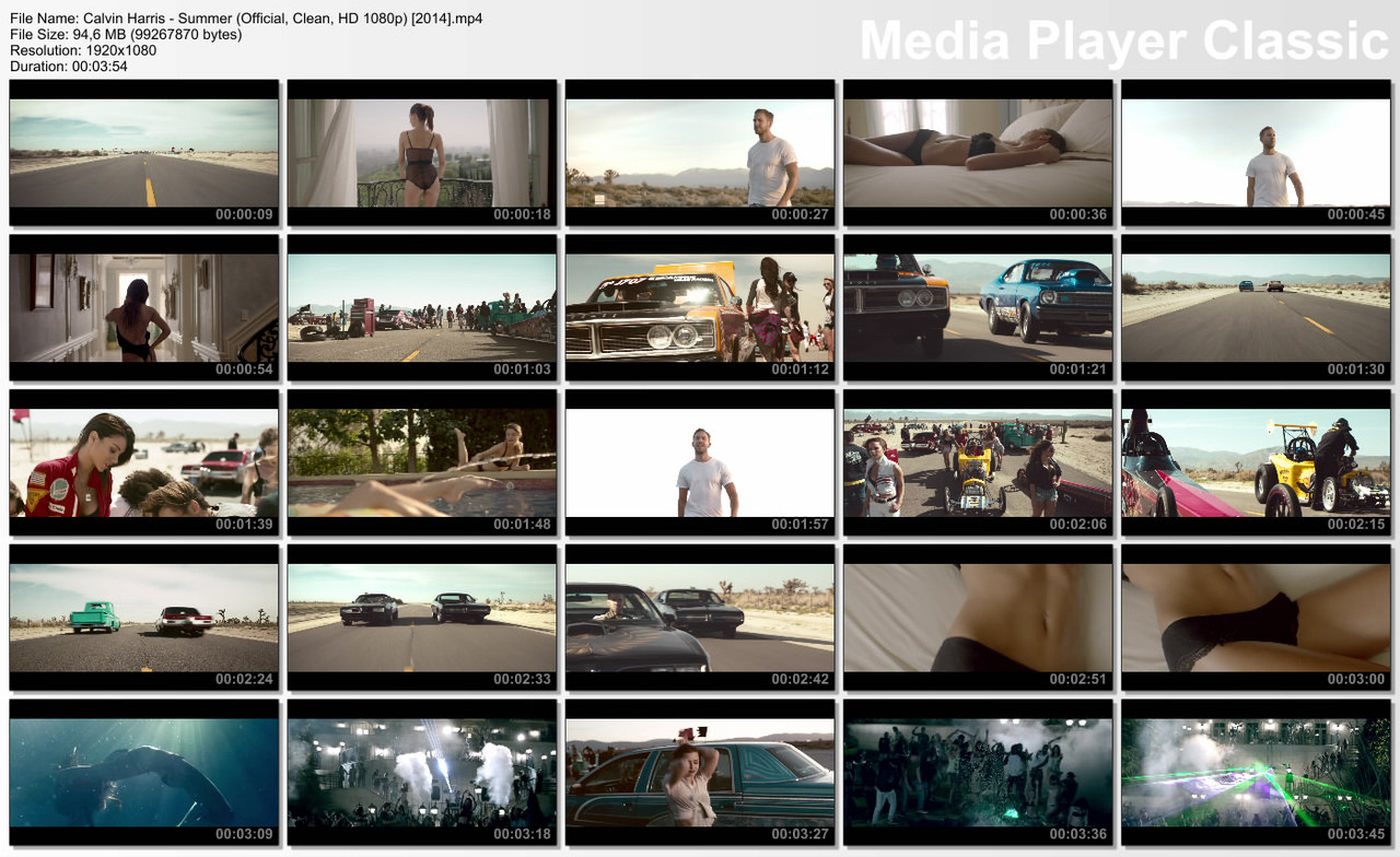 Calvin Harris - Summer (Official, Clean, HD 1080p) [2014]