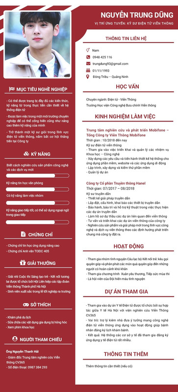 các kỹ năng mềm trong cv