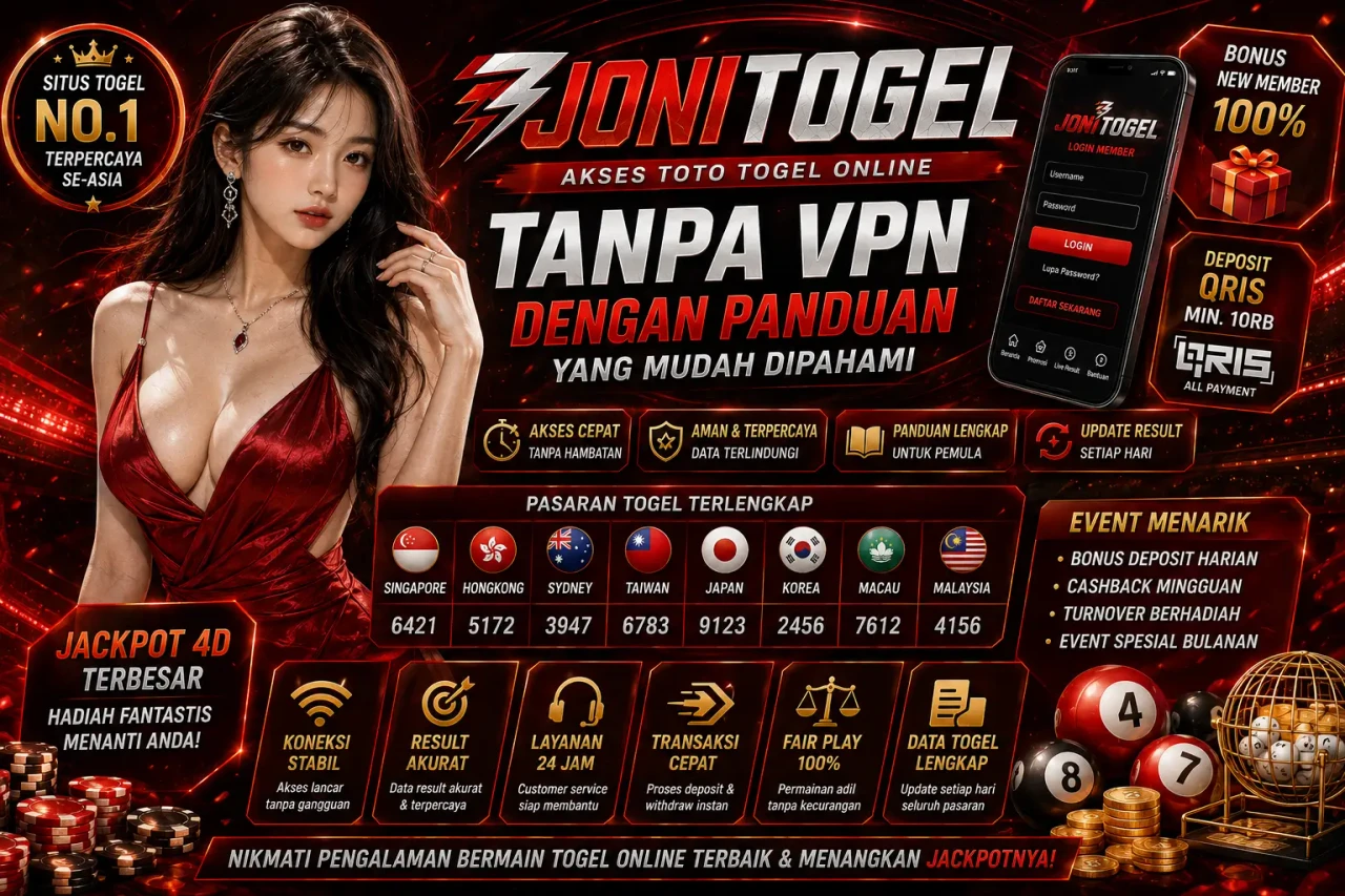 JONITOGEL : Akses Toto Togel Online Tanpa VPN dengan Panduan yang Mudah Dipahami