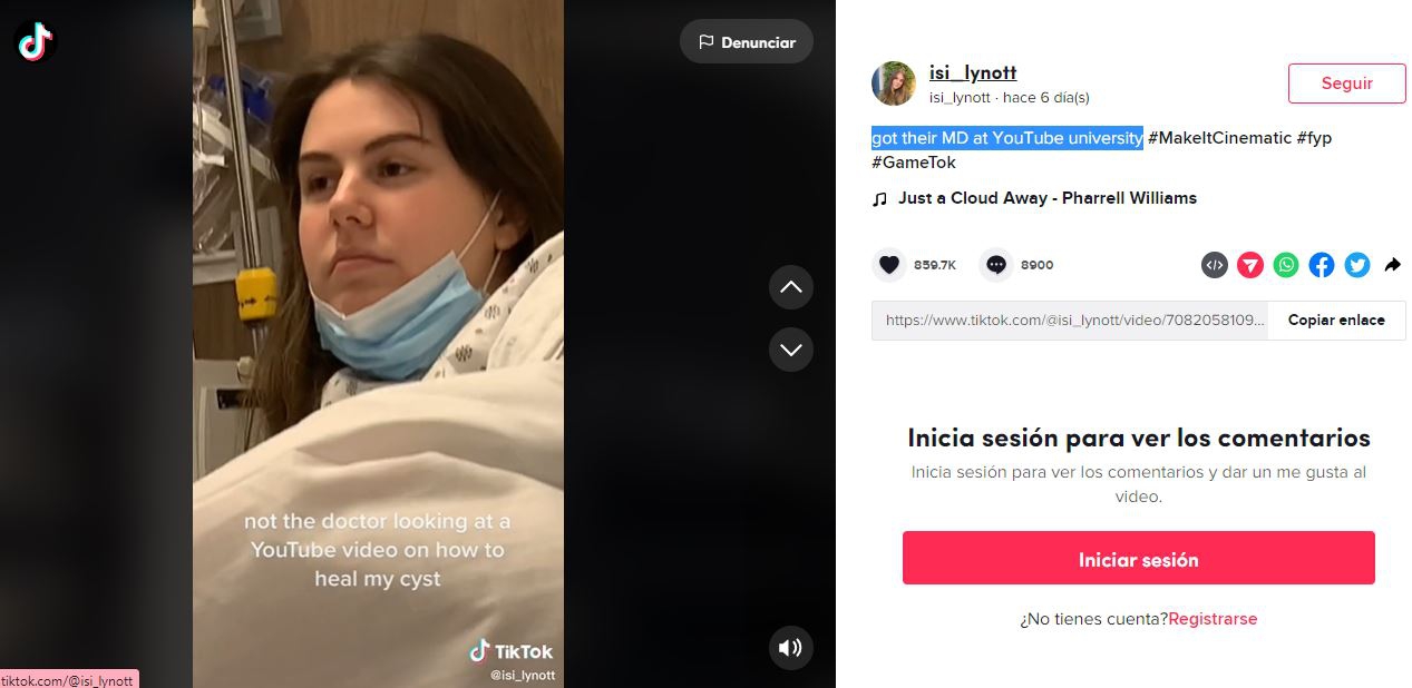 Doctora se guía de tutoriales en YouTube para hacer cirugías y se hace viral