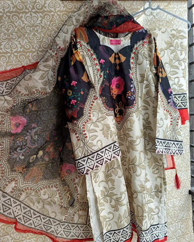 Digital Print Three Piece