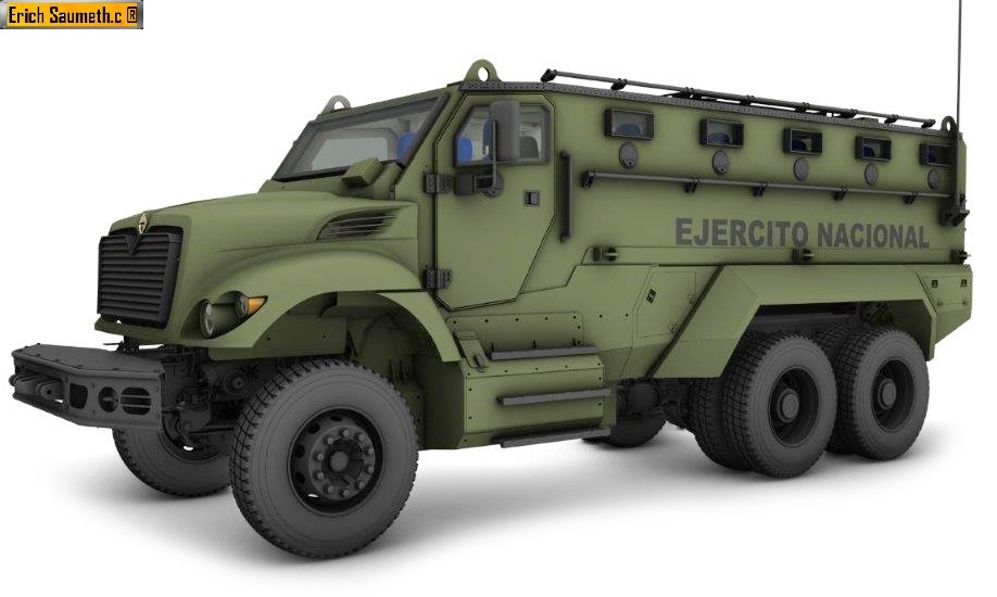 La colombiana Armor International diseña el Hunter XXL 6x6