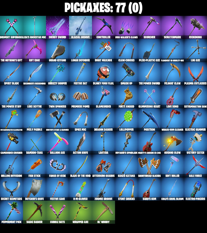 pickaxes comp