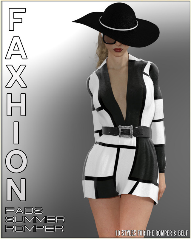 Faxhion - Fads Summer Romper Faxhion - Fads Summer Romper