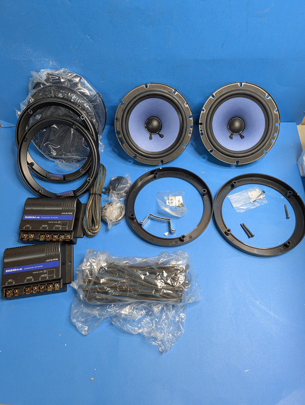 Alpine DDC-R17F DD Drive Component Speaker System Complete Vintage Set Boxed
