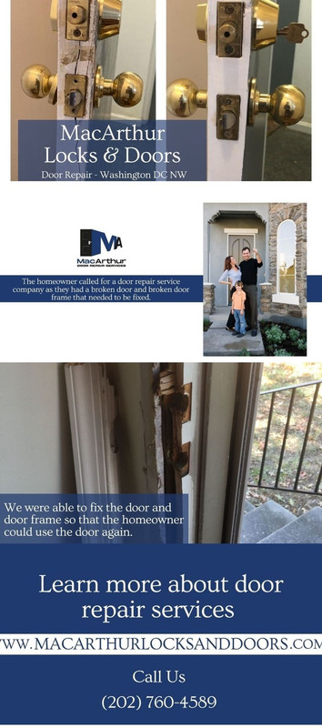 Mac Arthur Locks & Doors Door Repair Washington DC NW Infographic — Postimages