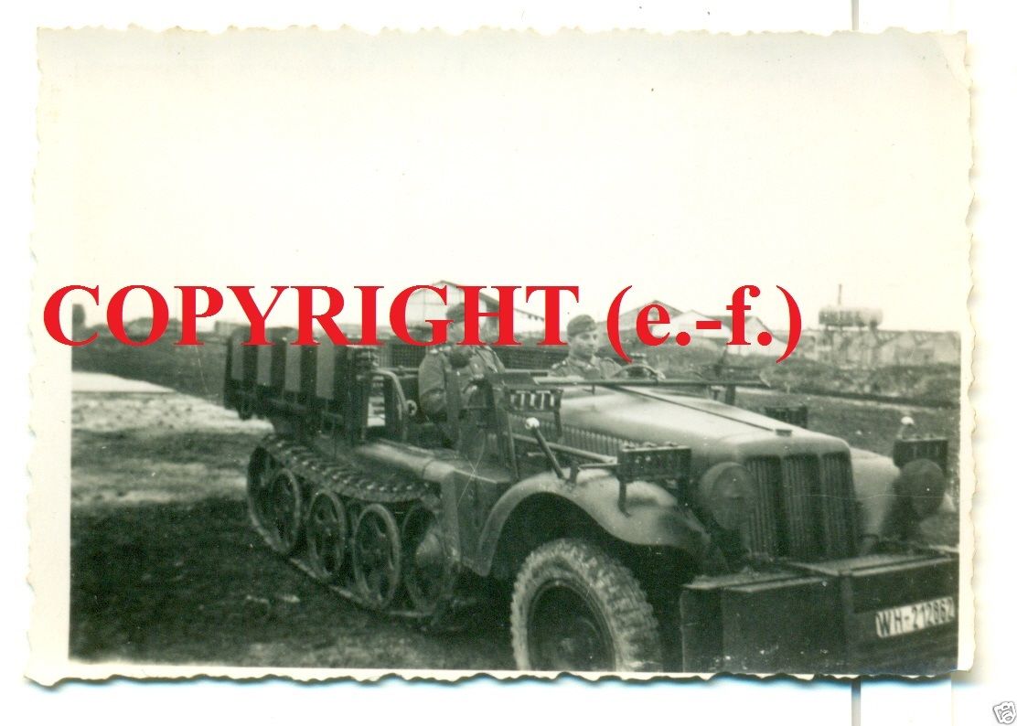 FOTO - KETTENFAHRZEUG - SdKfz - GESCHÜTZWAGEN - 