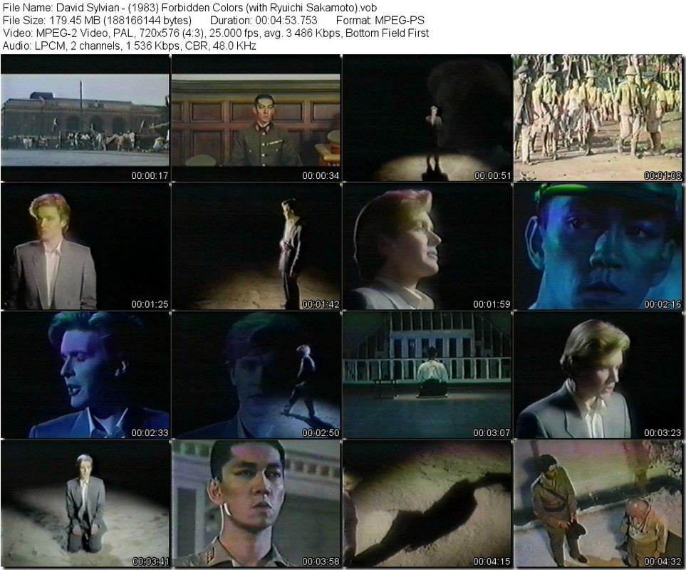 David Sylvian - (1983) Forbidden Colors (with Ryuichi Sakamoto).