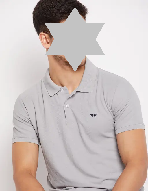 RISS Men's Cotton Half Sleeves Solid Polo T-shirt Color 4 (R306)