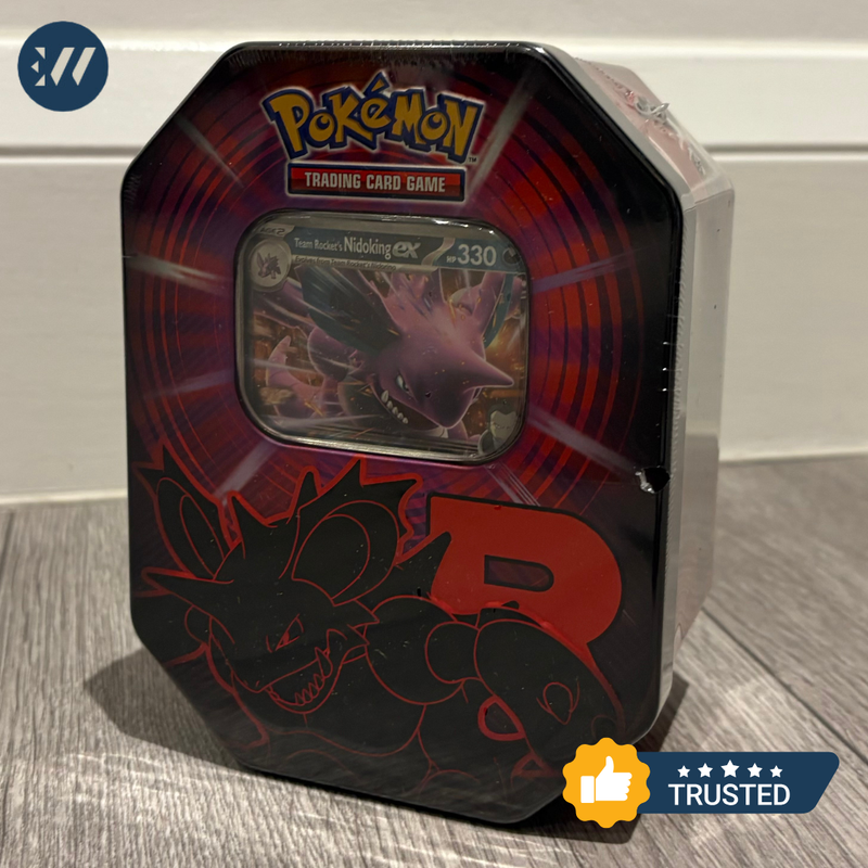 WC Pokémon TCG Team Rocket Nidoking Tin