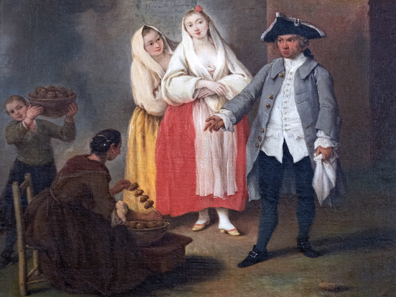 La venditrice di frittole Pietro longhi 1755