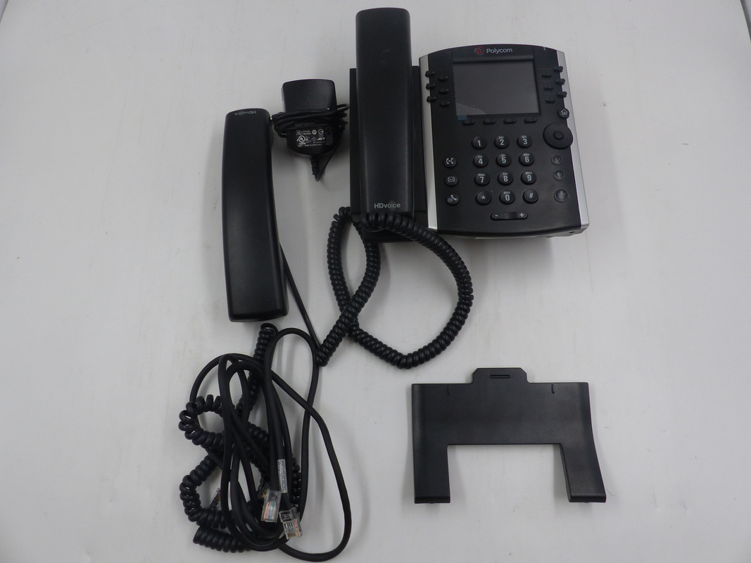 POLYCOM 2201-48450-001 VVX 411 SKYPE 12-LINE COLOR DISPLAY BUSINESS IP PHONE