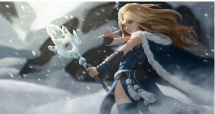 ArtStation - Ice Princess Full video process + Brushes by Dao Trong Le