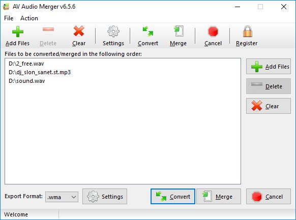 AV Audio Merger 6.5.6 AV Audio Merger 6.5.6