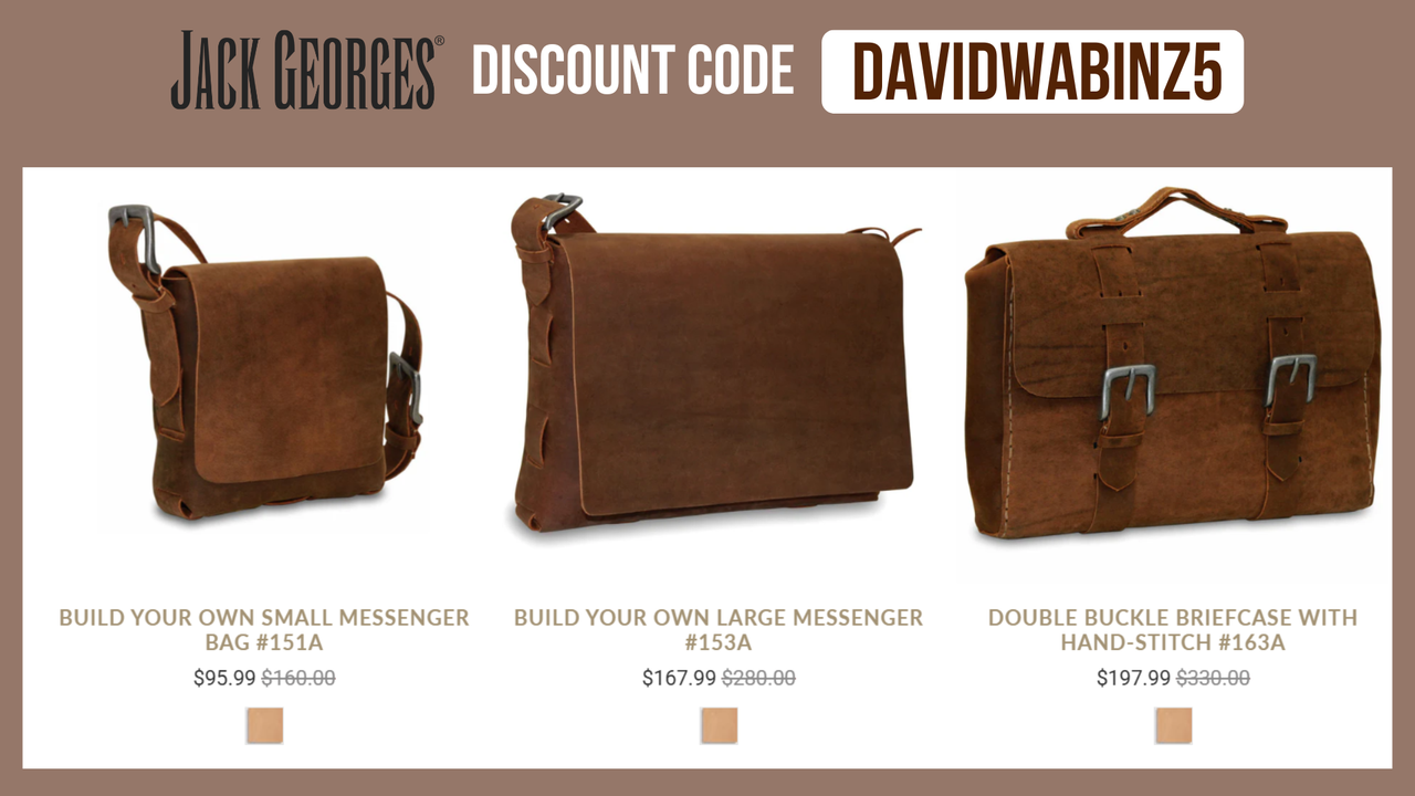 Jack Georges Discount Code DAVIDWABINZ5 - Extra 5% OFF all products (Updated 2026)