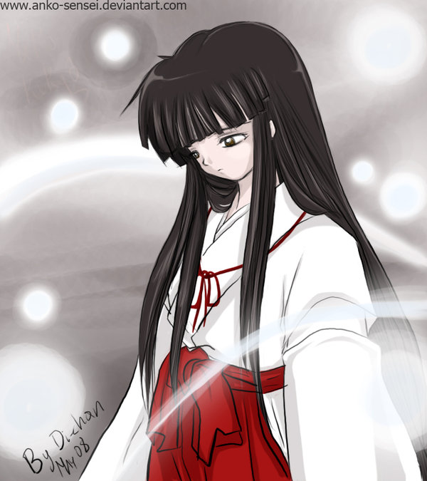 Hình vẽ Kikyou, Kagome, Sango bộ Inuyasha - Page 5 Kikyou_by_love_kikyo_club