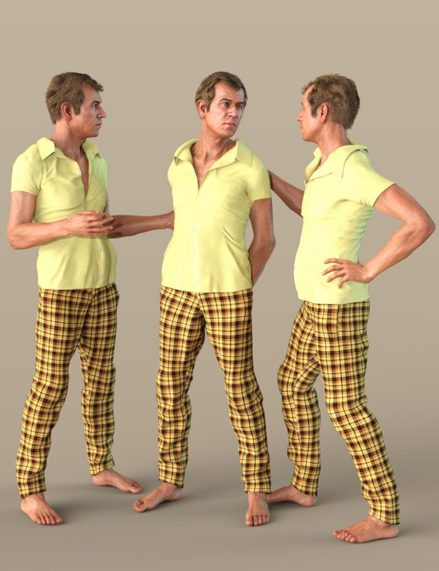 Most Casual Poses for Dasan 8 and Genesis 8 Male Most Casual Poses for Dasan 8 and Genesis 8 Male