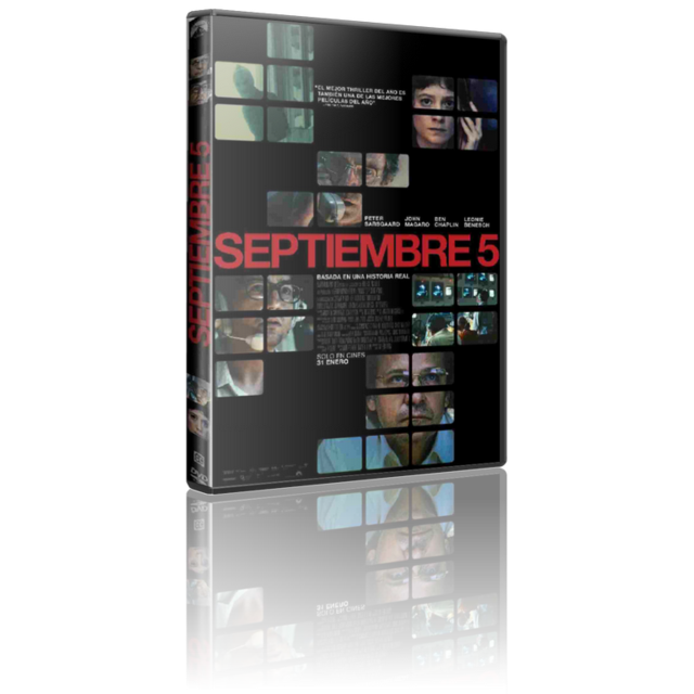 Portada - Septiembre 5 [DVD9 Full][Pal][Cast/Ing/Fra/Ita][Sub:Varios][Thriller][2024]