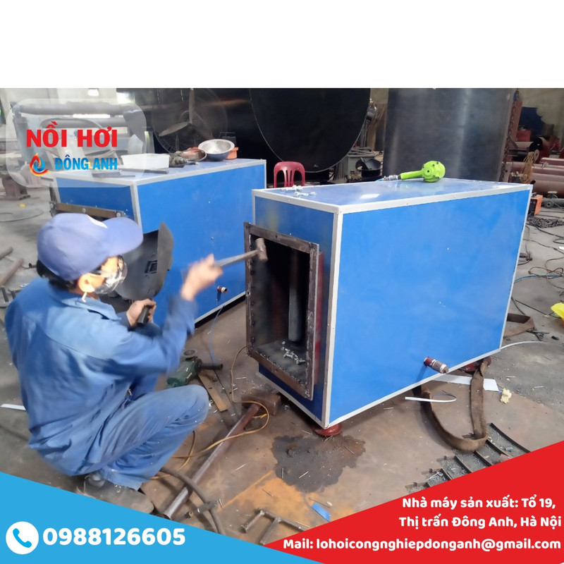 nồi hơi úm gà con