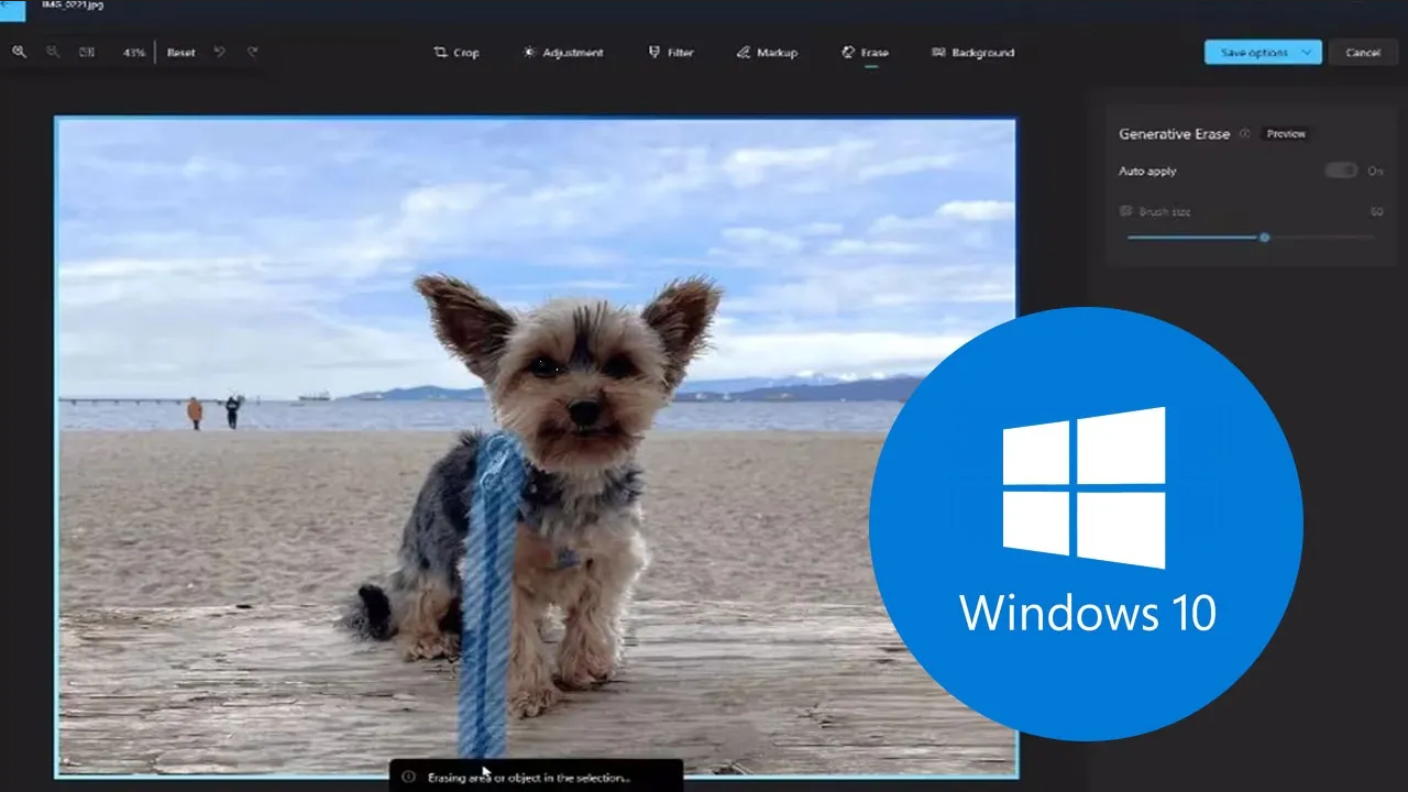 Elimina fondos y más: Edición de fotos con IA en Windows 10 y 11