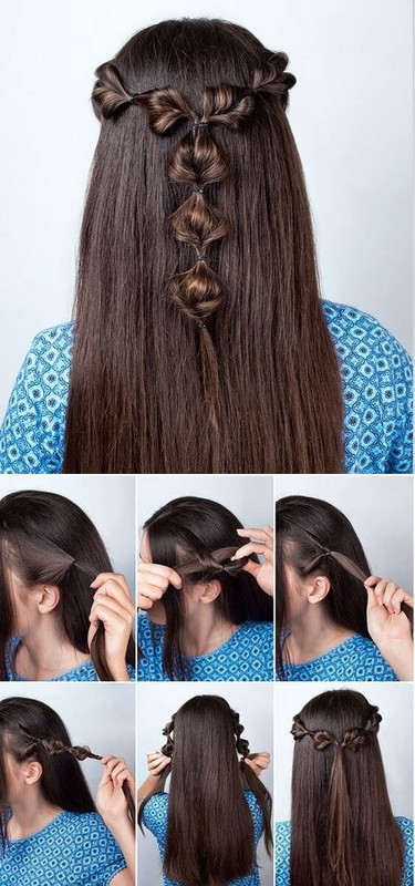 Прическа для средних волос на каждый день в школу девушке. Фото, как сделать