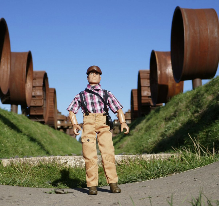 My MAMs exploring the art installation at the summit of St Ninian's East in the repurposed and renovated open cast coal mine near Kelty. C24-D54-A8-E0-A2-41-A5-95-B8-30244-E2051-B6