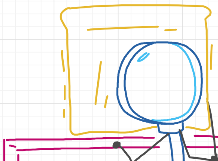 A panel from The Prime Number Few, episode eight of the Board Boards object show by Furretwalk/WalkingFurret.