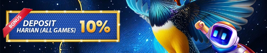 Bonus Deposit 10% Semua Games ( Tidak Berlaku Untuk TOGEL ) ( DEPOSIT PULSA TIDAK BOLEH BET TOGEL JUGA )%