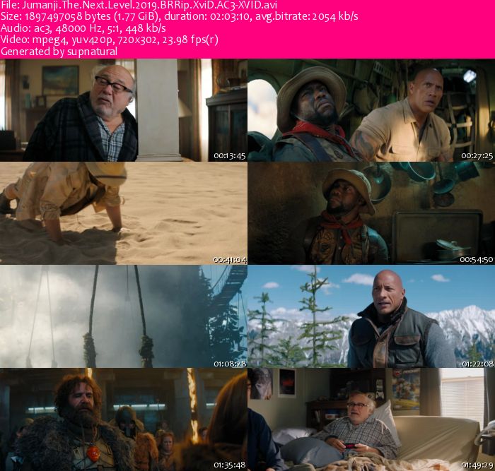 Jumanji The Next Level 2019 BRRip XviD AC3-XVID