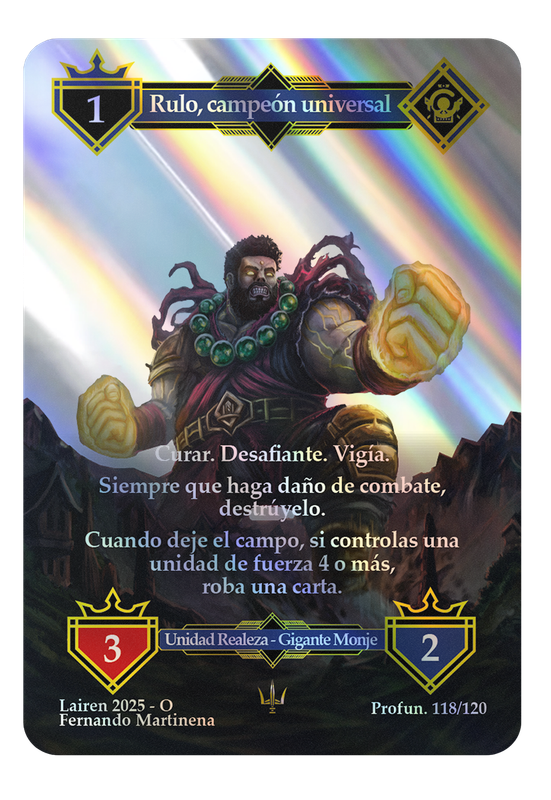 RULO, CAMPEON UNIVERSAL