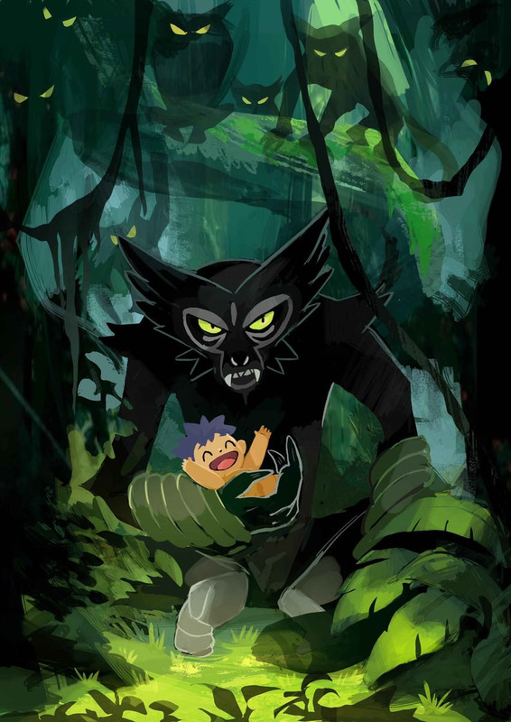 zarude-and-koko-pokemon-and-1-more-drawn