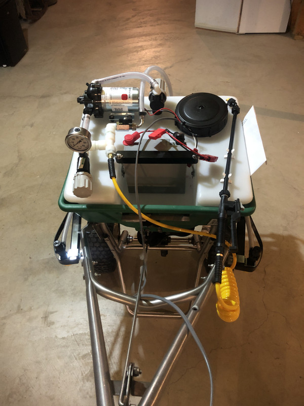 Lesco Skid 100 Gal Sprayer Ka43 Diaphragm Pump Hose Re Siteone