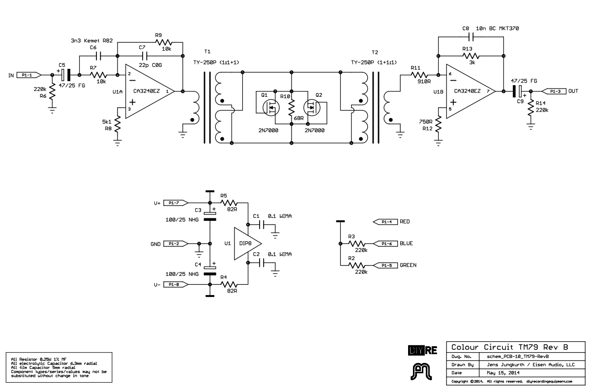 DIYRE TM79 Multi-Stage Saturation Colour