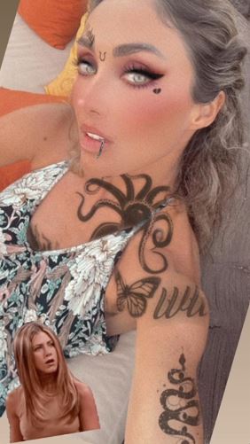 Anahí aparece tatuada completamente en Instagram