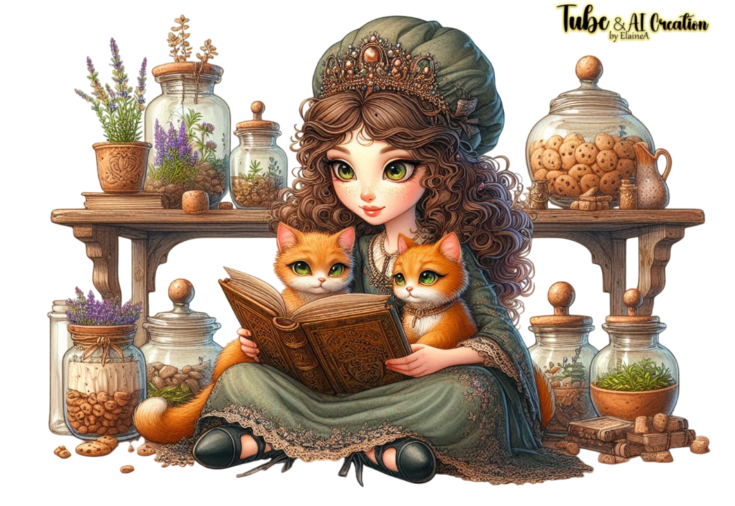 Tube AI by Elaine A females and cats 11