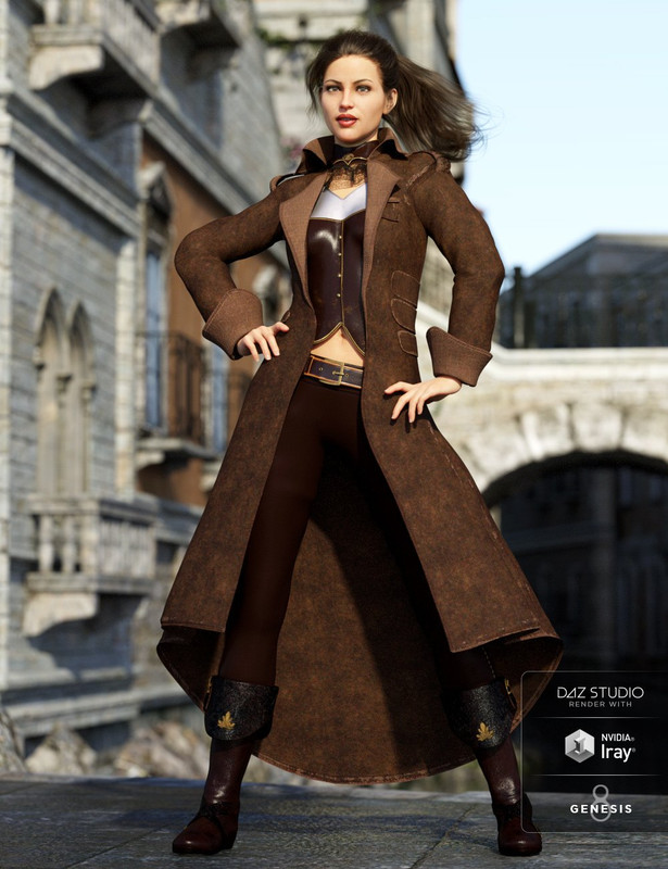 Regal Captain Outfit for Genesis 8 Female(s) 