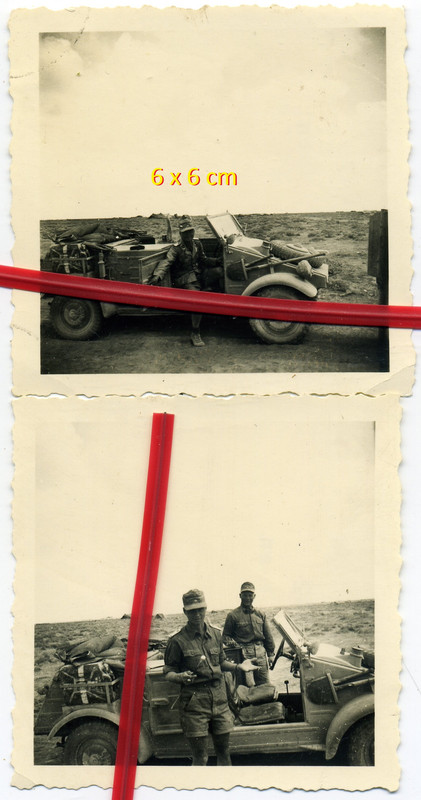 Fotos Afrika LW Kfz Kübel Typ 82 mit Besatzung &