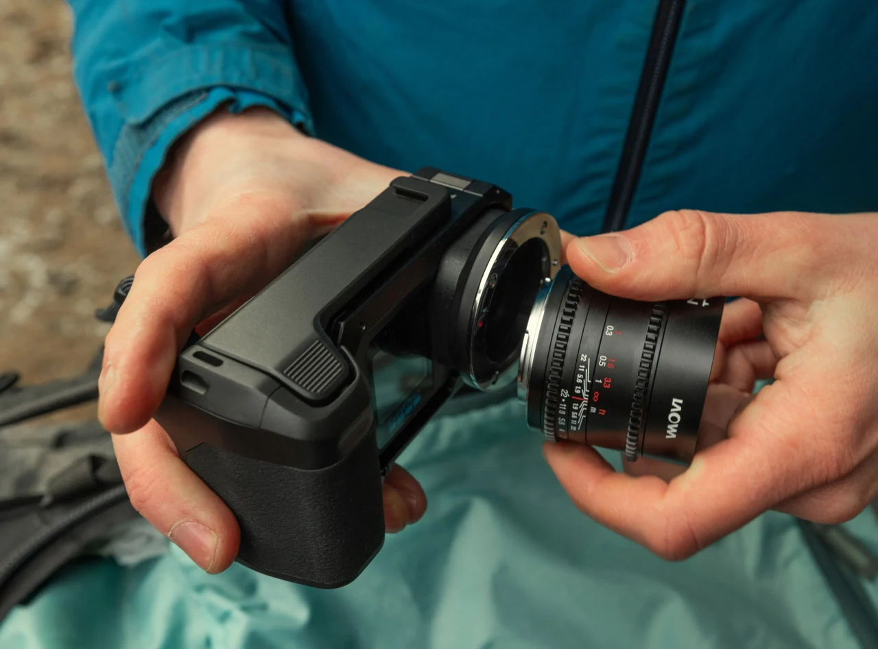 Attaching a Laowa lens to the GoPro MISSION 1 PRO ILS mount