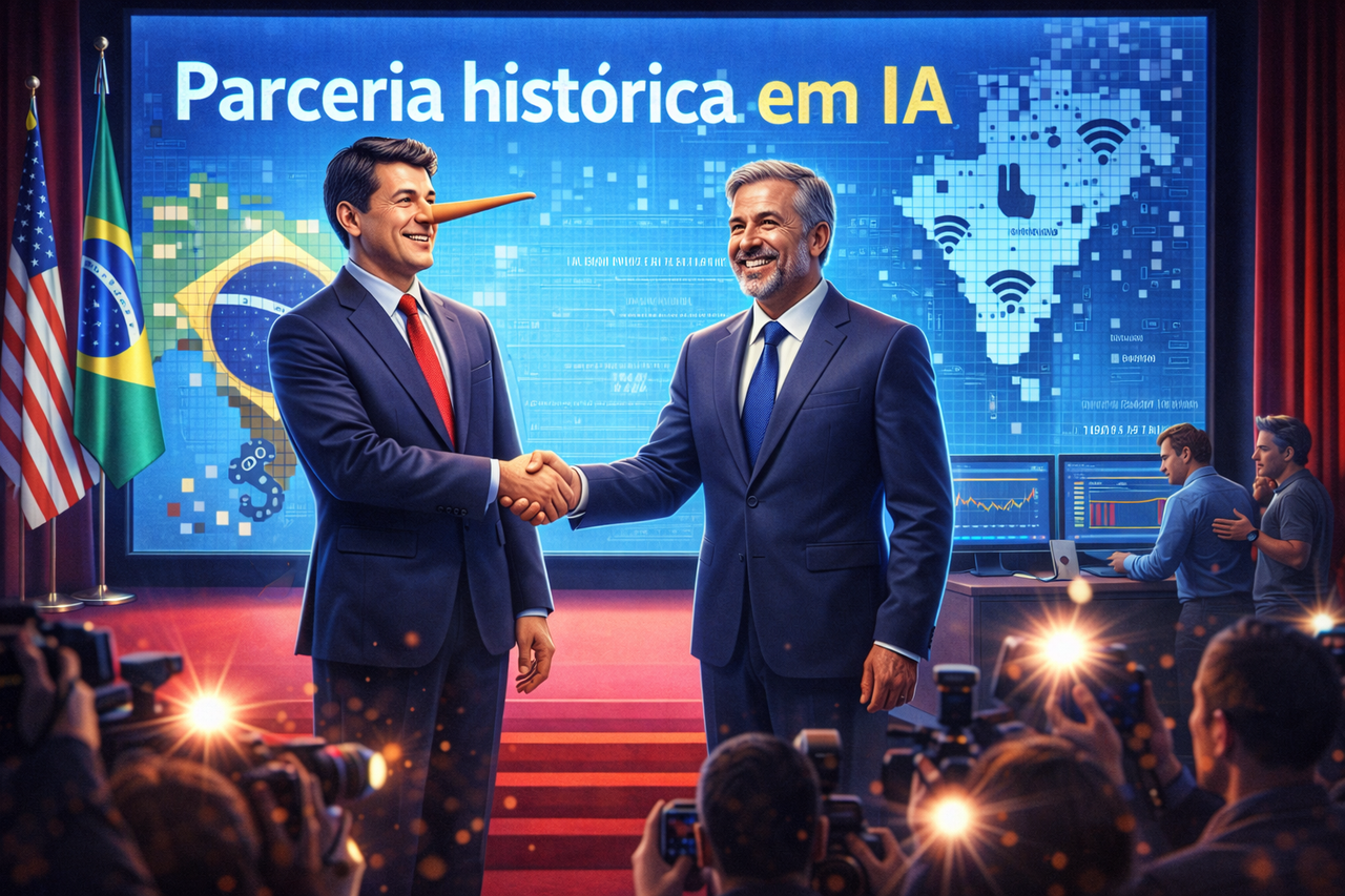 Lula, Sundar Pichai e a selfie diplomática de IA que não muda a vida de ninguém no Brasil