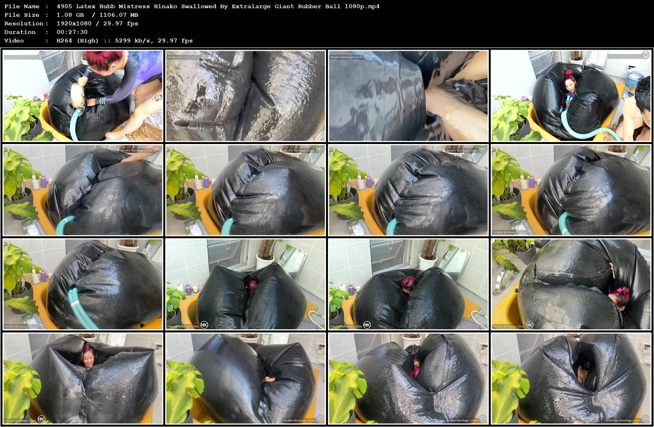 4905 Latex Rubb Mistress Hinako Swallowed By Extralarge Giant Rubber Ball 1080p mp4