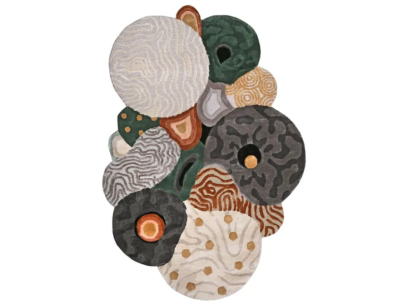 Velvety Soft Viscose Wool Carpet Rug