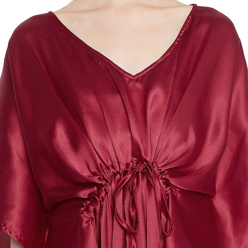 Women Satin Silk Nightdress Lingerie Sleepwear Nightgown Maxi Robe Loungewear - Picture 66 of 125