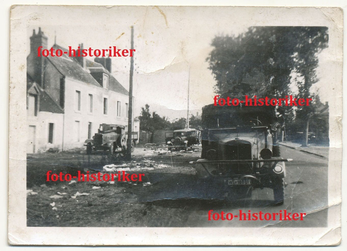 Kamerad LW Frankreich Einsatz BEUTE LKW Zerstöru