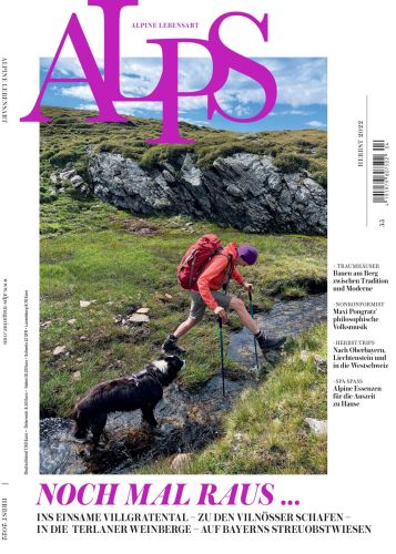 Cover: Alps Magazin für alpine Lebensart No 04 Herbst 2022