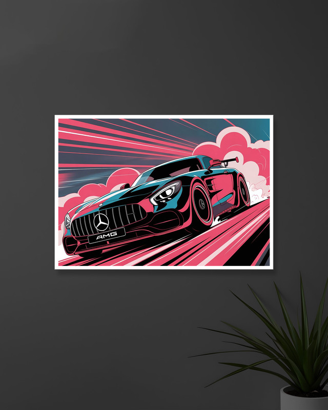 Mercedes AMG | VECTOR STYLE CARS #08 | CAR POSTERS