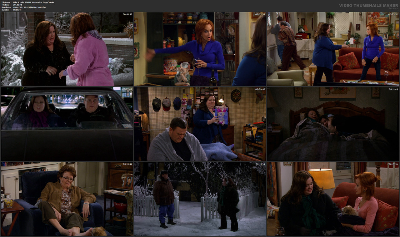 Mike & Molly S04E10 Weekend at Peggy's.mkv