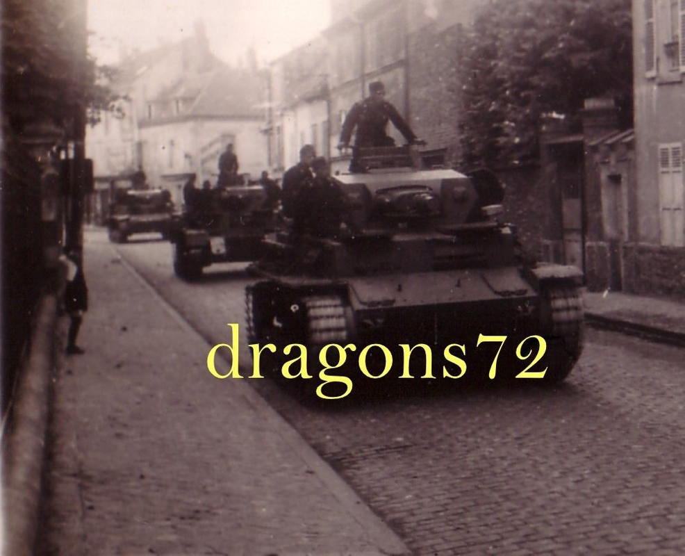 Foto Westfront Vormarsch Dünkirchen Panzer Tank 