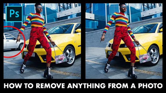 How to Remove Anything from a Photo with Photoshop 2019, Clone stamp, Patch, Content Aware