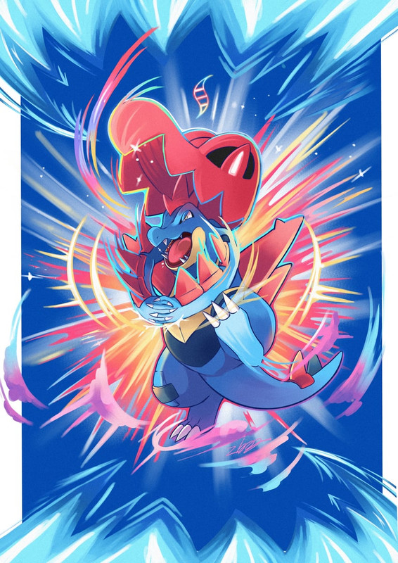 feraligatr-and-mega-feraligatr-pokemon-d